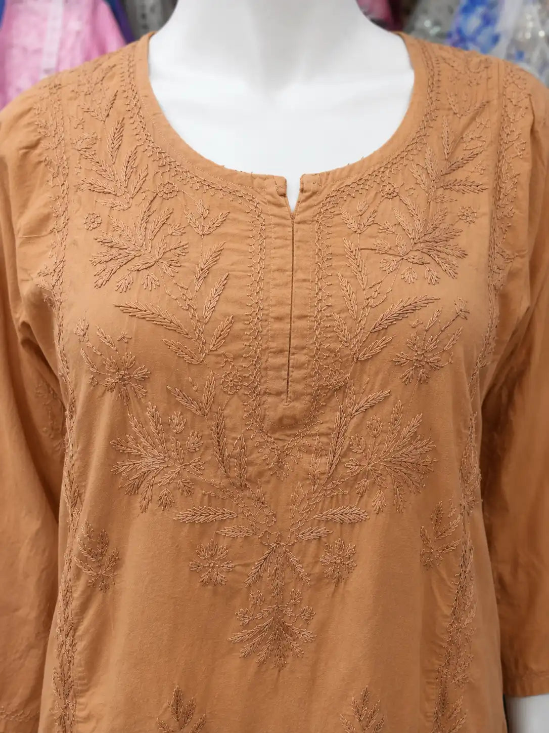 Breathable Cotton Embroidered Co-ord Set with Matching Palazzo for Women