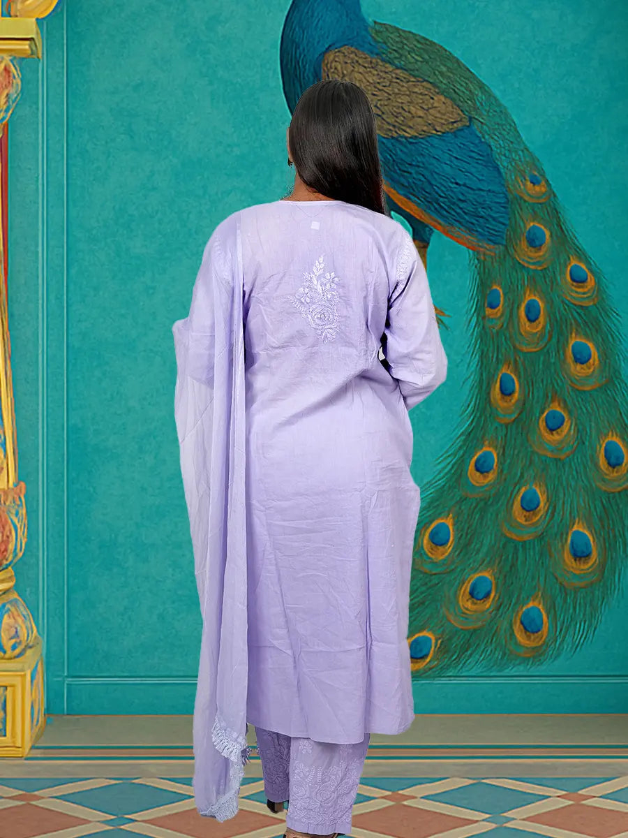 dniza chikankari 3pc set