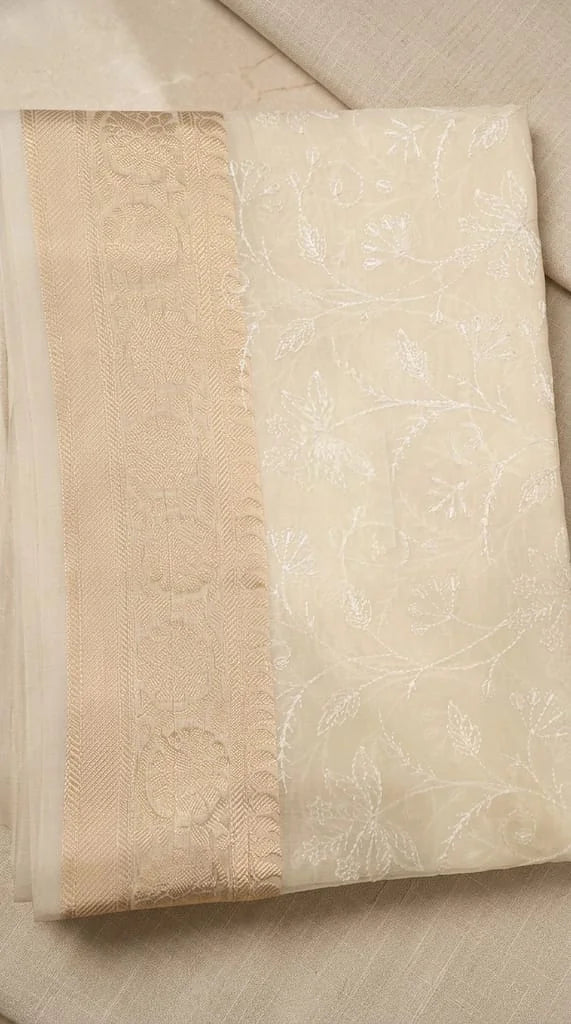 Chikanakri Banarasi border dupatta