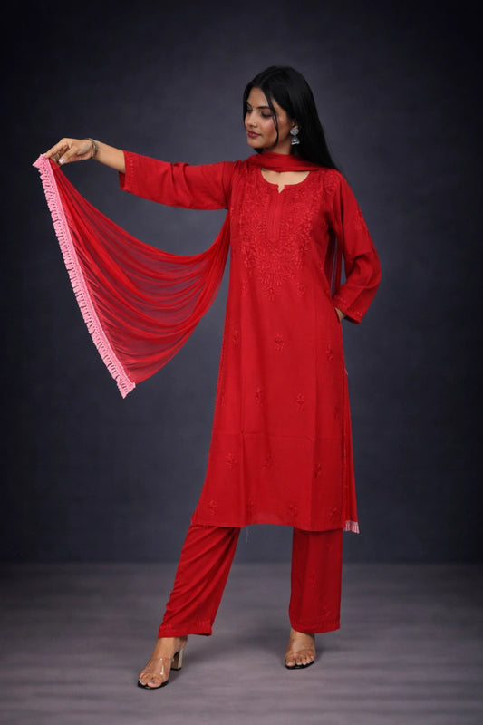 Dniza Chikankari 3pc set