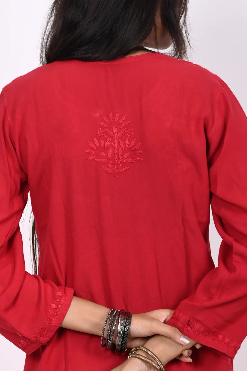 Dniza Chikankari 3pc set Back work