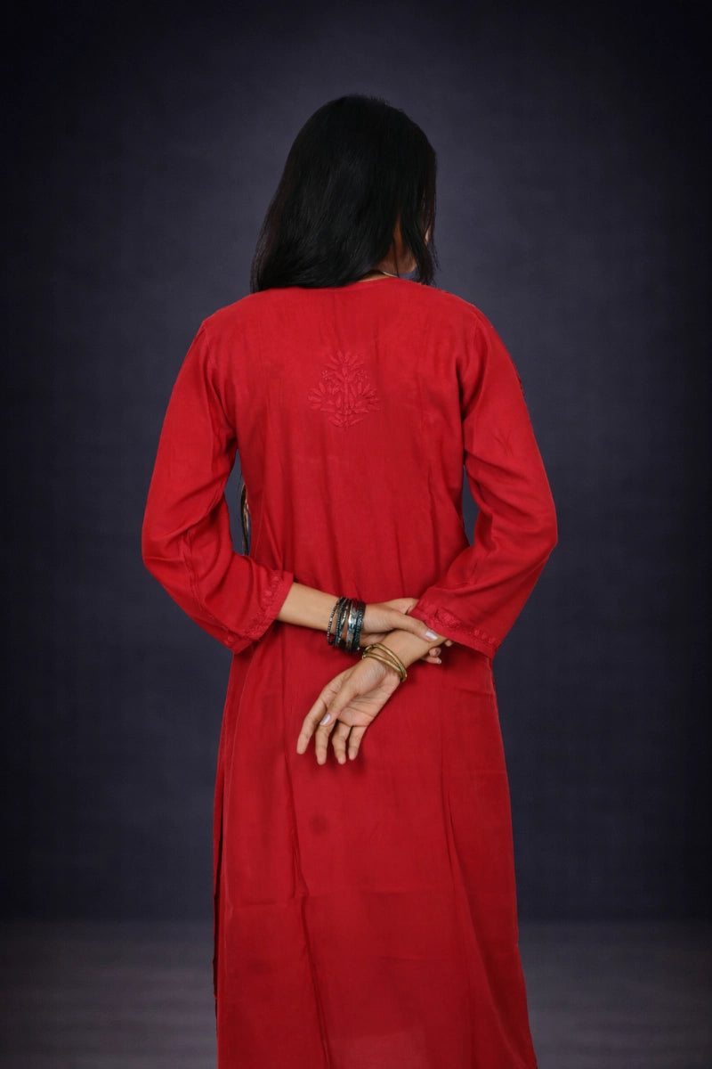 Dniza Chikankari 3pc set back side