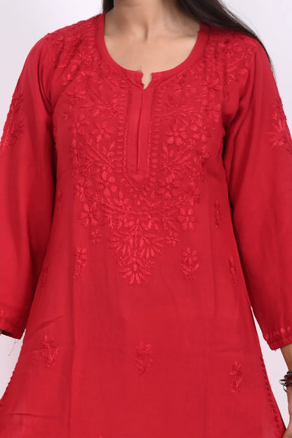 Dniza Chikankari 3pc set front work