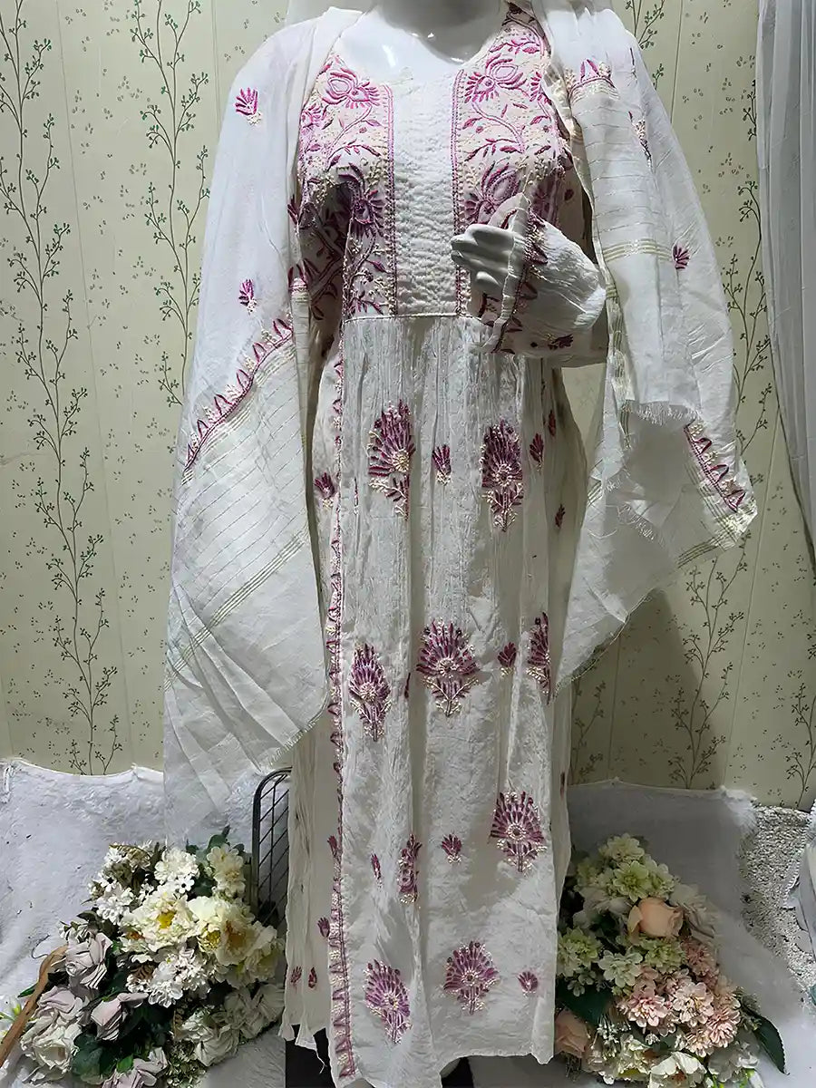 Heritage-Inspired Royal Threads Lucknowi Chikankari in Soft Premium Fabric