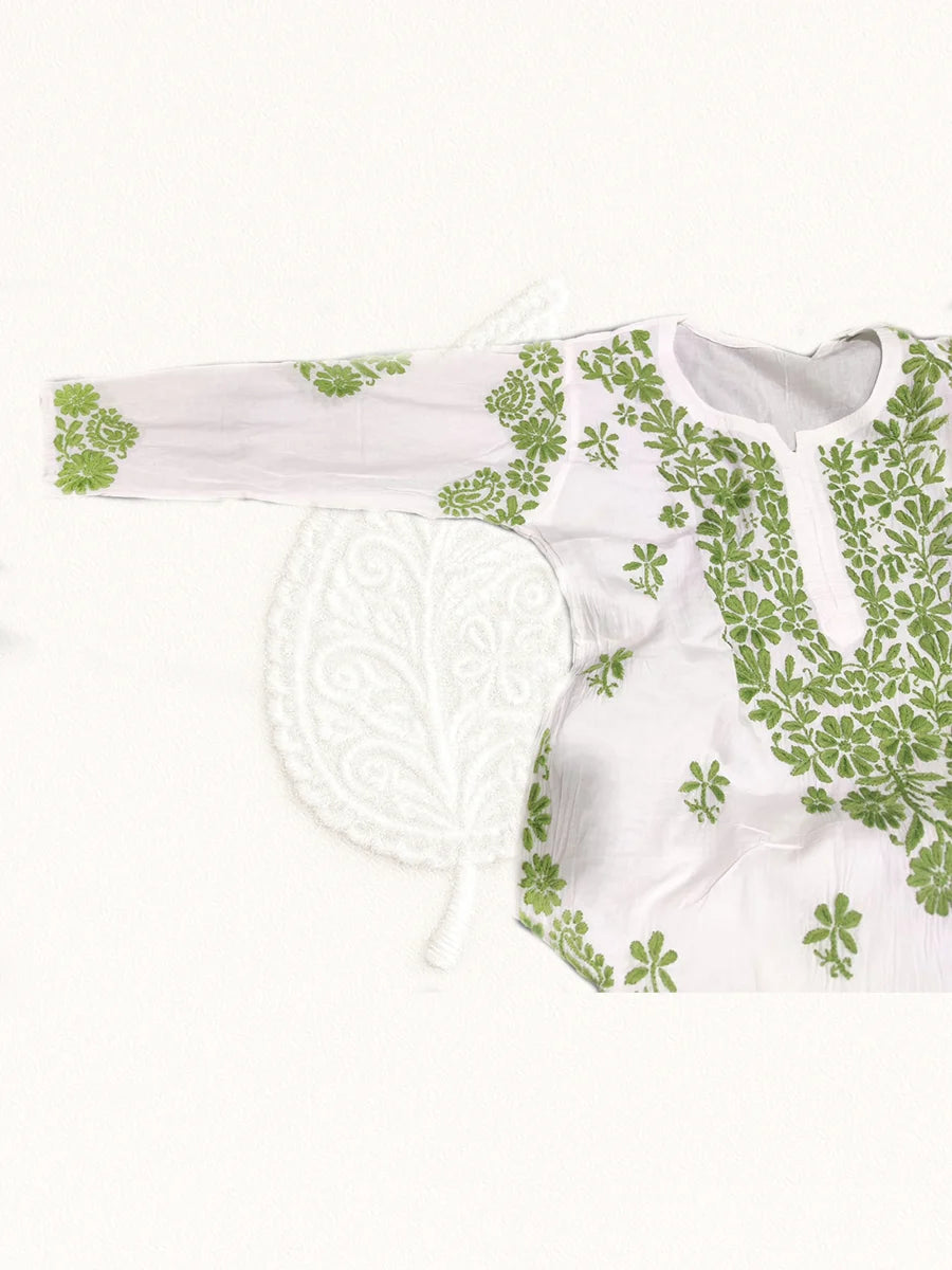 DC leafy Green Kurti
