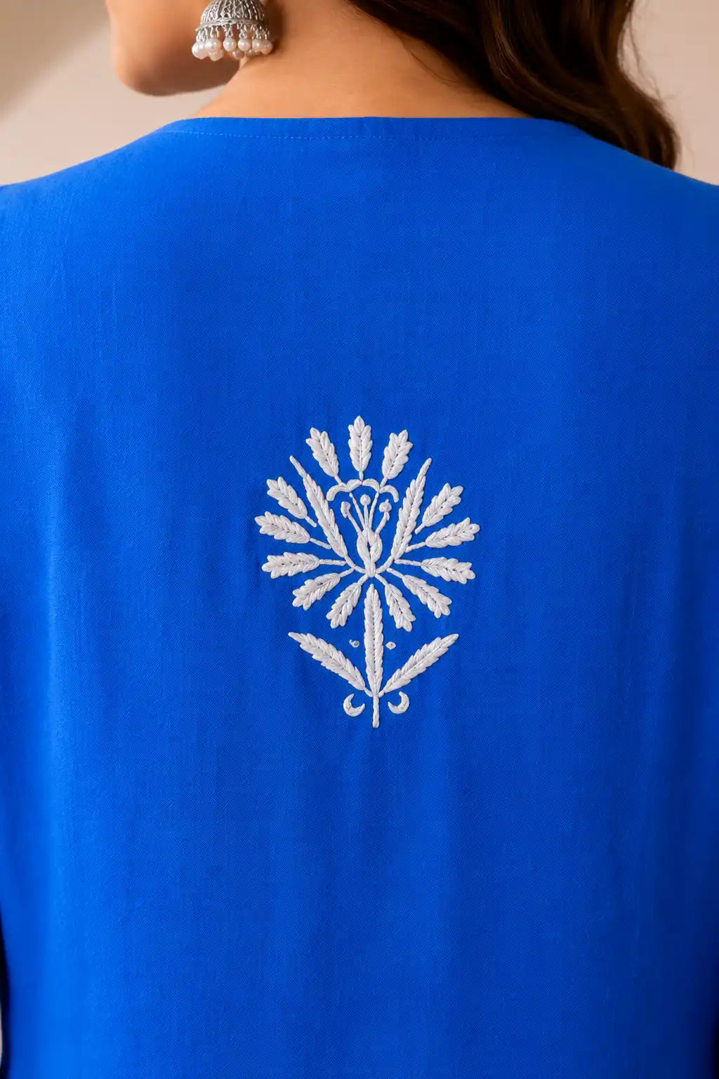 Royal Blue Soft Rayon Straight Kurta Palazzo Set for Women – Premium Ethnic Wear