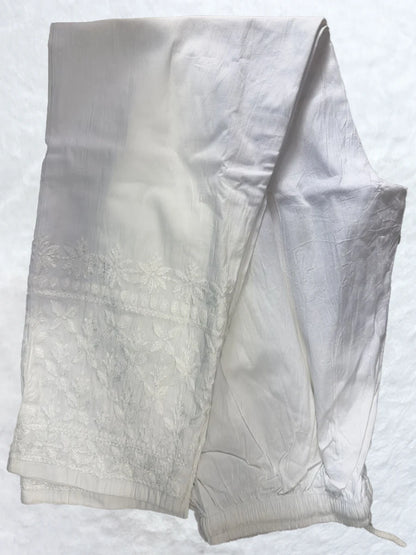 Soft Laicara fabric pant with full elastic waistband – free size fit up to 50 inches waist
