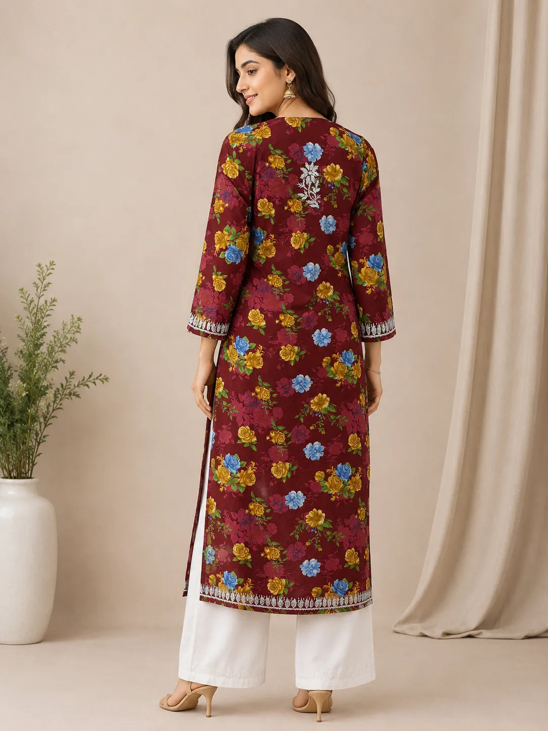 Soft Malmal Cotton Straight Kurta