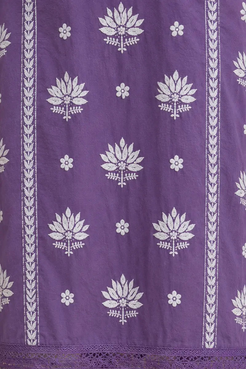 Premium Lavanya Embroidered Soft Chanderi Kurti