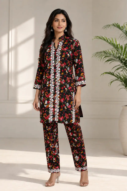 Women Soft Rayon Co-ord Set | Ethnic Casual Wear