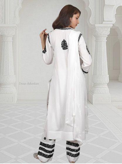 premium dobby cotton chikankari kurti
