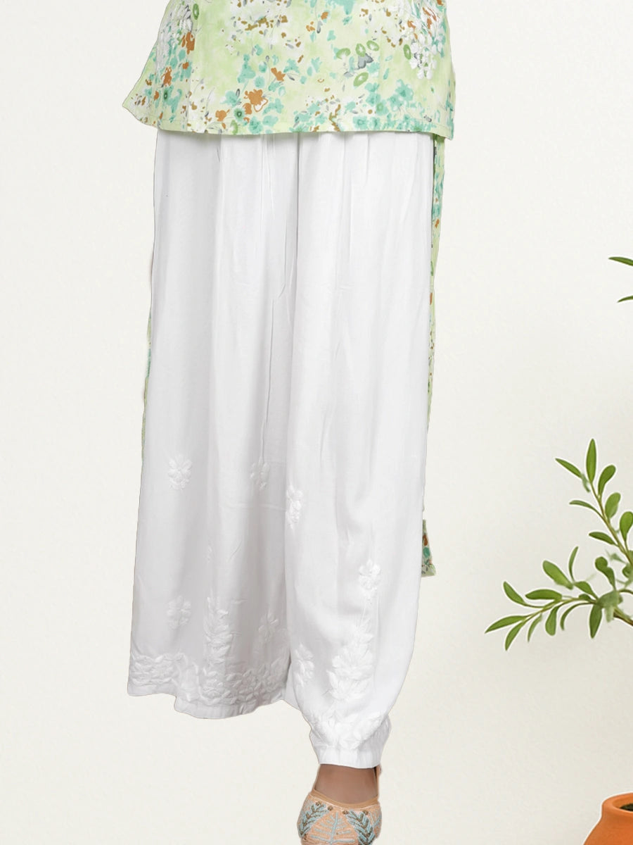 Luxurious Chikankari Sharara - For the Woman Who Loves Ethnic Beauty - Dniza Chikankari