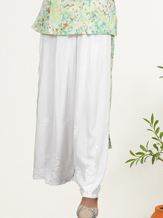 Luxurious Chikankari Sharara - For the Woman Who Loves Ethnic Beauty - Dniza Chikankari